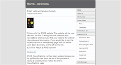 Desktop Screenshot of britishnationalcarnationsociety.co.uk